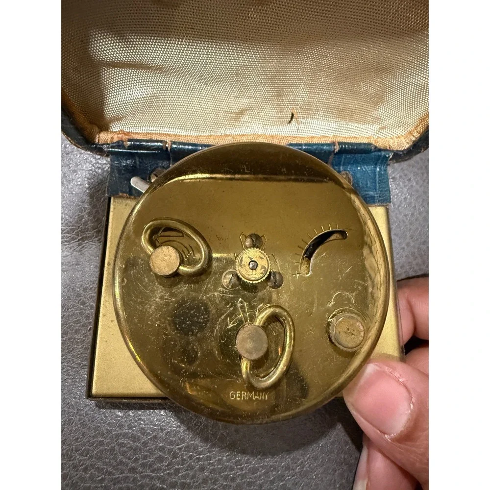 Vintage Charm‎ West Germany Travel Alarm Clock Working